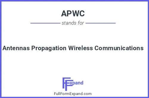 Full form of APWC