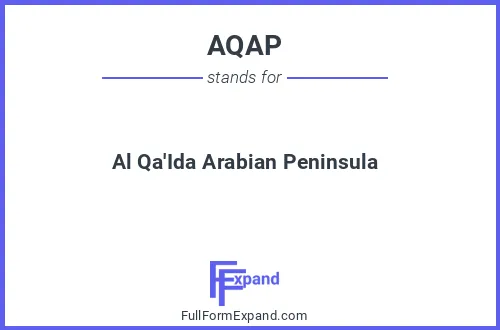Full form of AQAP