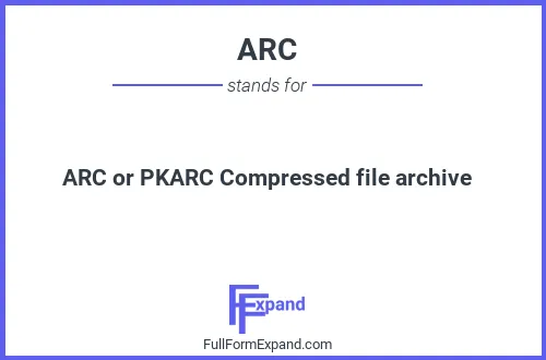 Full form of ARC
