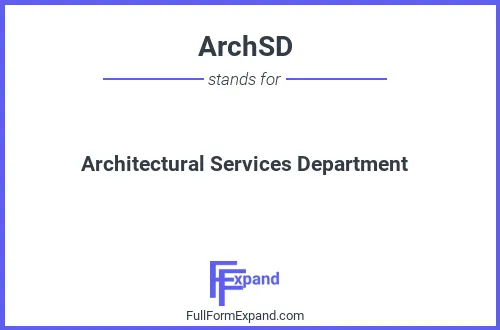 Full form of ArchSD