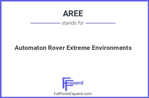 Full form of AREE