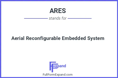 Full form of ARES