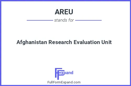 Full form of AREU