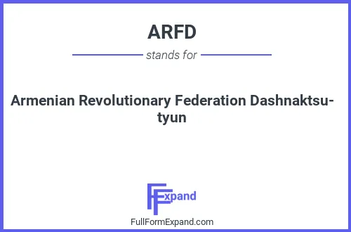 Full form of ARFD