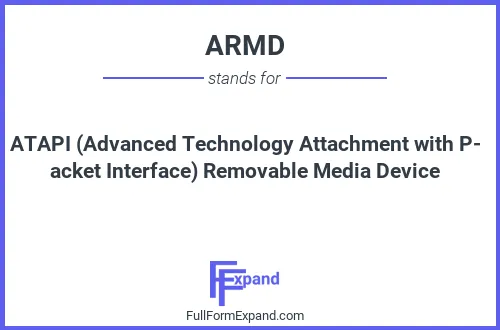 Full form of ARMD