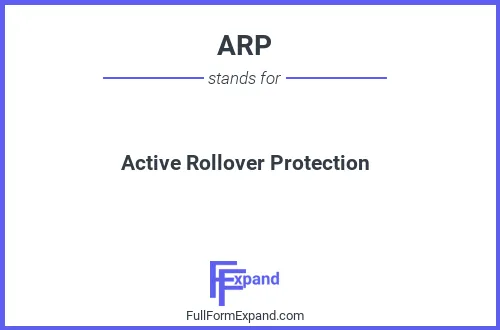 Full form of ARP