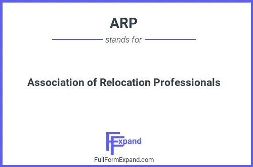 Full form of ARP