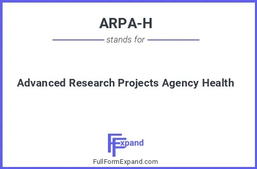 Full form of ARPA-H