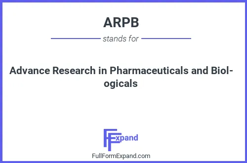 Full form of ARPB