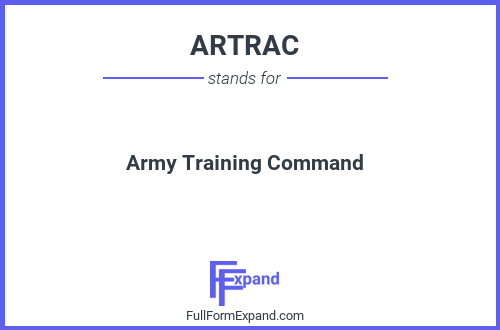 Full form of ARTRAC