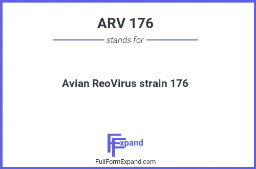 Full form of ARV 176