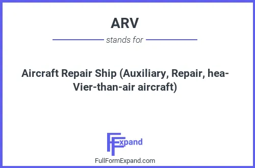 Full form of ARV