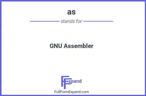 Full form of as