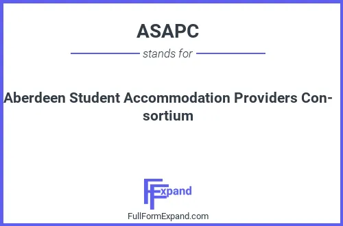 Full form of ASAPC