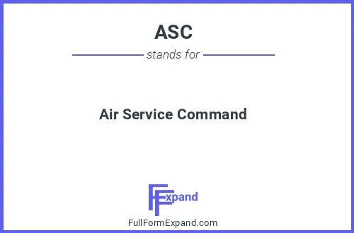 Full form of ASC