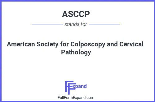 Full form of ASCCP