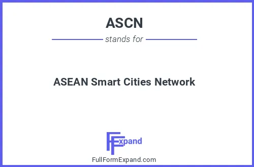 Full form of ASCN