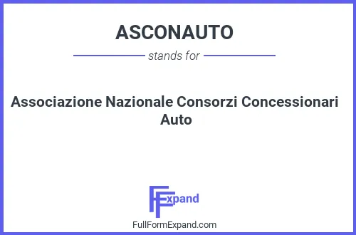 Full form of ASCONAUTO