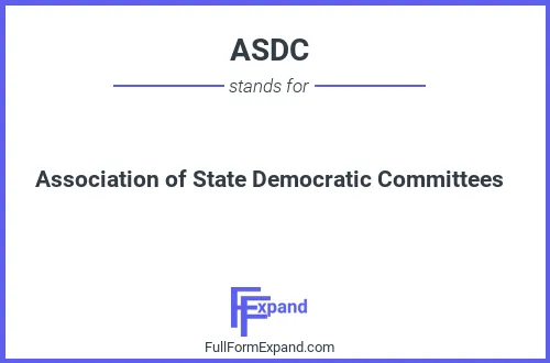 Full form of ASDC