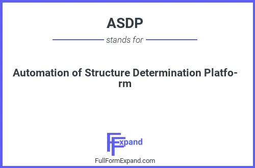 Full form of ASDP