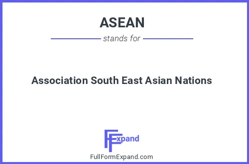 Full form of ASEAN
