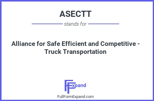 Full form of ASECTT