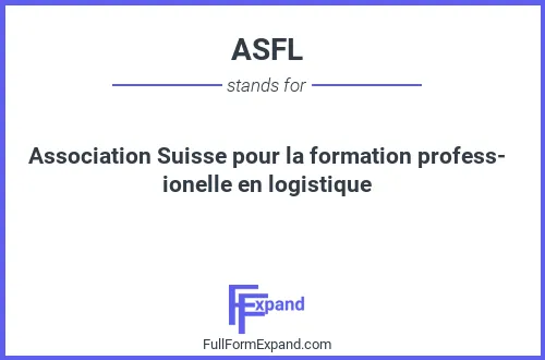 Full form of ASFL