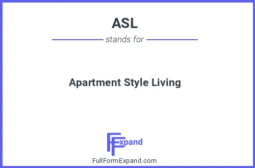 Full form of ASL