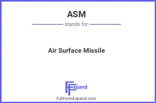 Full form of ASM