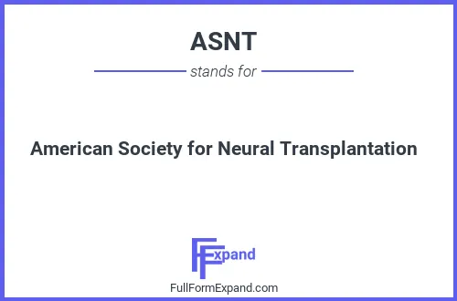 Full form of ASNT