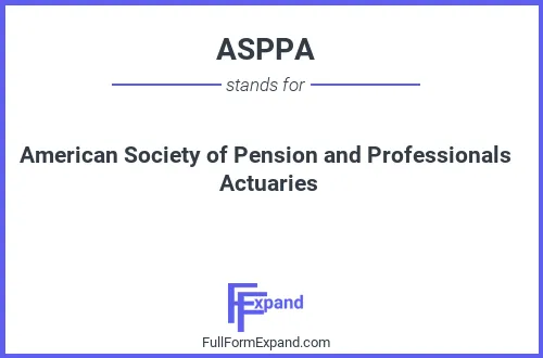 Full form of ASPPA