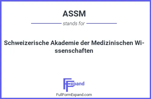 Full form of ASSM
