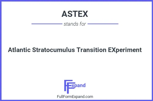 Full form of ASTEX