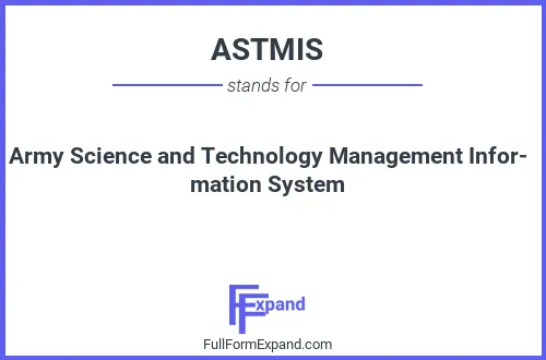 Full form of ASTMIS