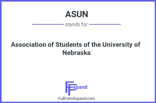 Full form of ASUN