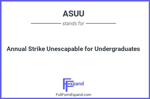 Full form of ASUU