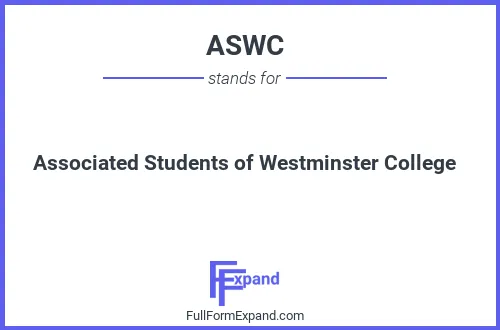 Full form of ASWC