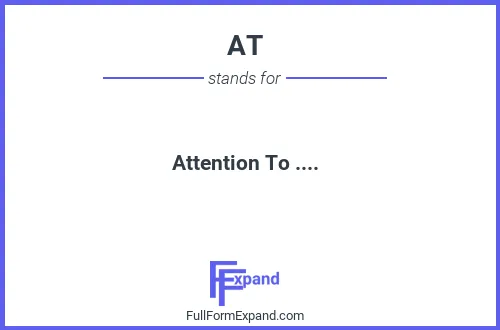 Full form of AT