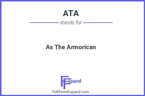 Full form of ATA