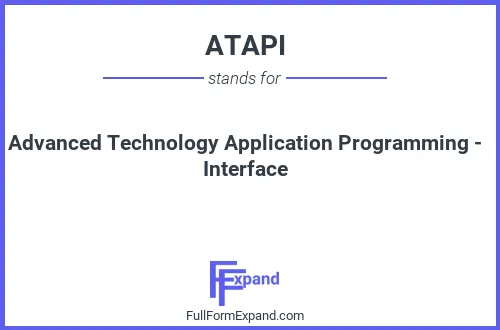 Full form of ATAPI