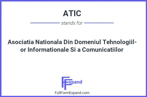 Full form of ATIC