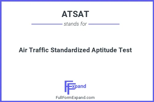 Full form of ATSAT