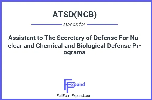 Full form of ATSD(NCB)