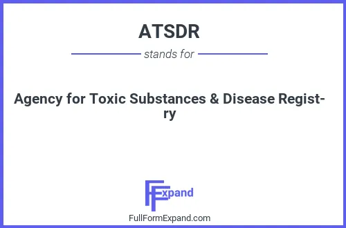 Full form of ATSDR