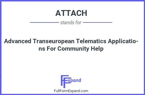 Full form of ATTACH