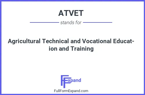 Full form of ATVET