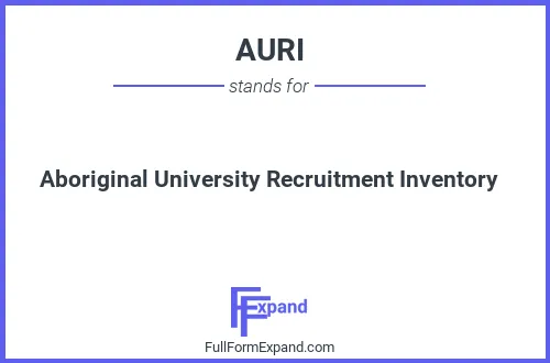 Full form of AURI