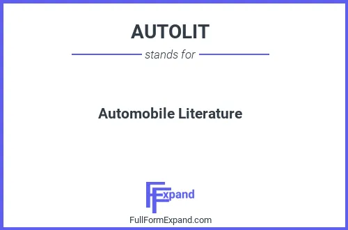 Full form of AUTOLIT