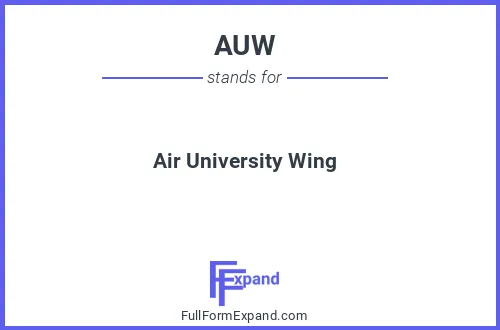 Full form of AUW