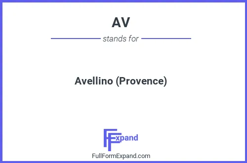Full form of AV